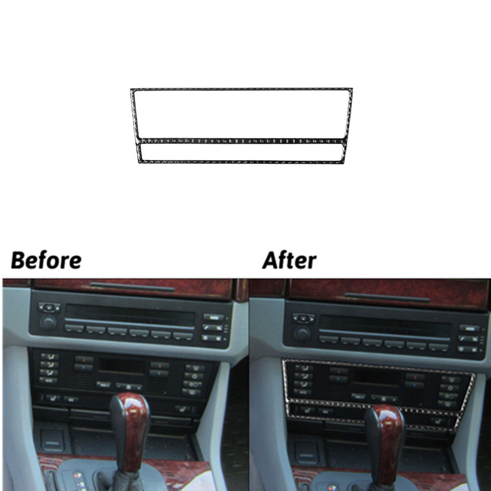 Carbon Fiber AC Control Surround Frame Cover Trim for BMW 5 Series M5 1998-2003