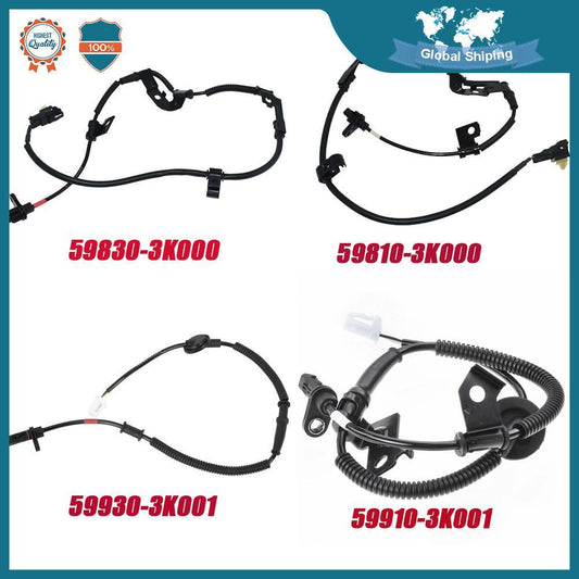 FrontRear LR ABS Speed Sensors For 06-2011 for Hyundai Azera Sonata 2.4L 3.3L 3.8L