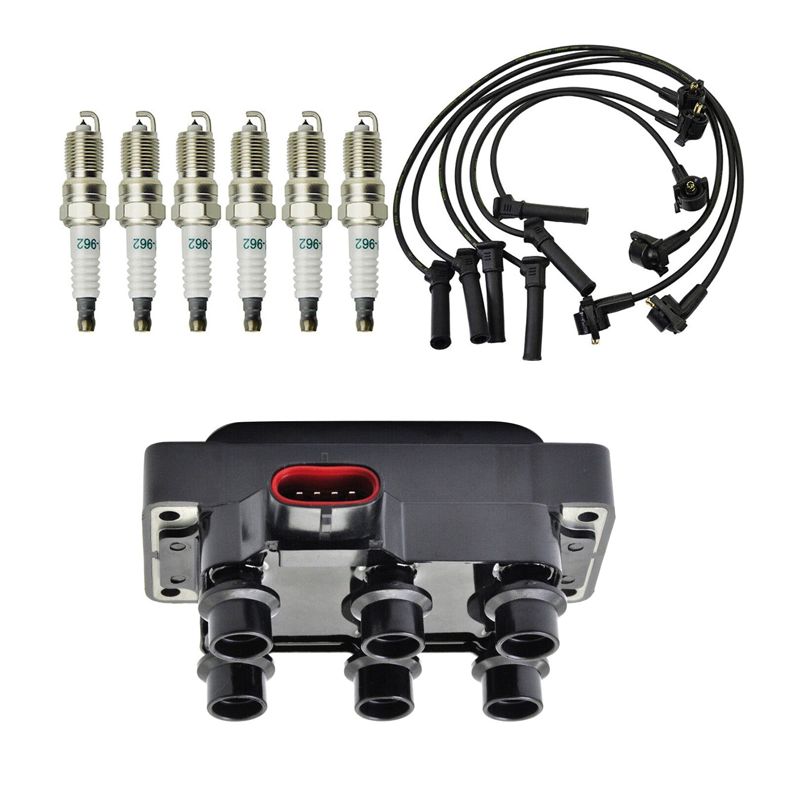 Ignition Coil  6pcs Spark plug  6pcs Wire for Ford for Mustang V6 2005-2010