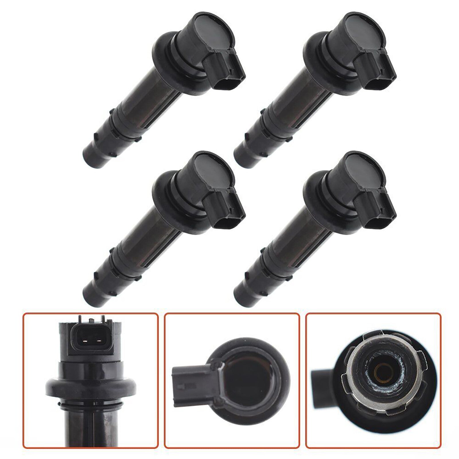 4PCS Ignition Coil for Yamaha Viking 1000 Professional 2006-2007 5PW-82310-00