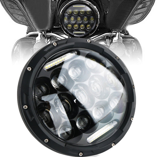 7 Motorcycle Headlight Projector Headlight Hi/Lo Light LED for Motorbike lamp