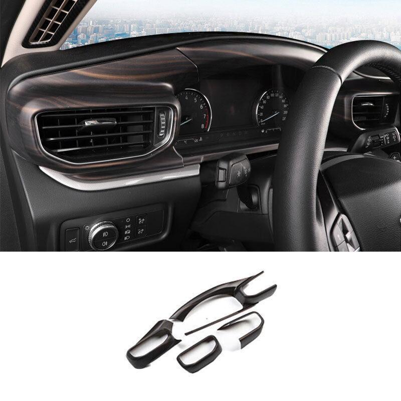 Dashboard LR Air Outlet Vent Trim for Ford Explorer 2020-2022 Matt Wood Grain