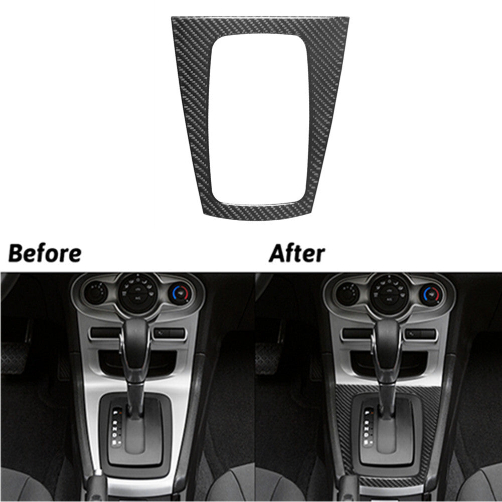 Carbon Fiber Automatic Transmission Surround Trim for Ford Fiesta 2011-2015