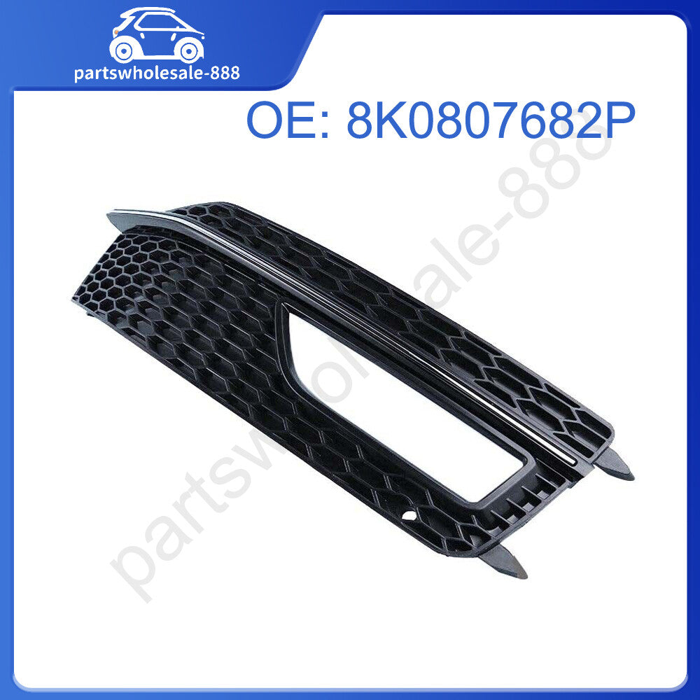 Right Front Bumper Grille Fog Light Bezel Cover for AUDI A4 S-Line 2013-2015