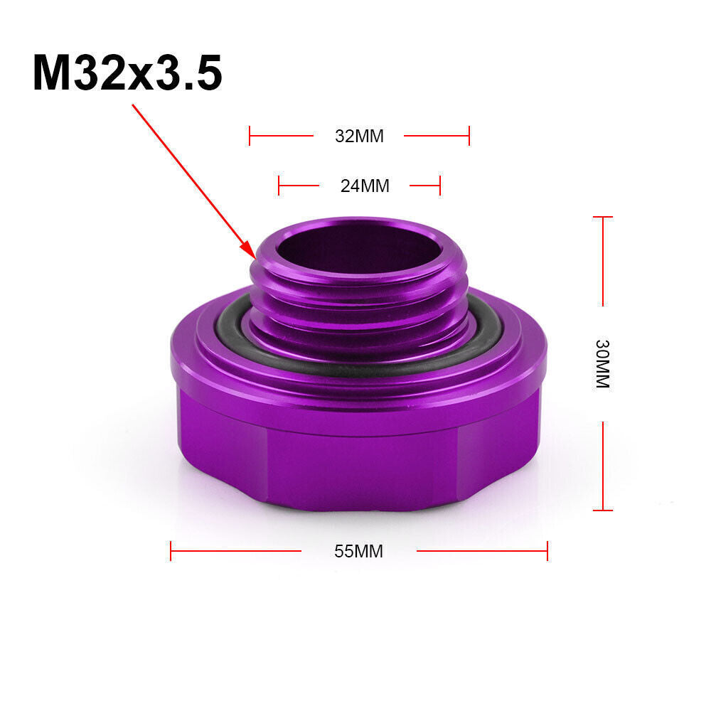 JDM Purple Screw-In Engine Oil Filler Tank Cap Valve Cover for Honda for Acura for Civic