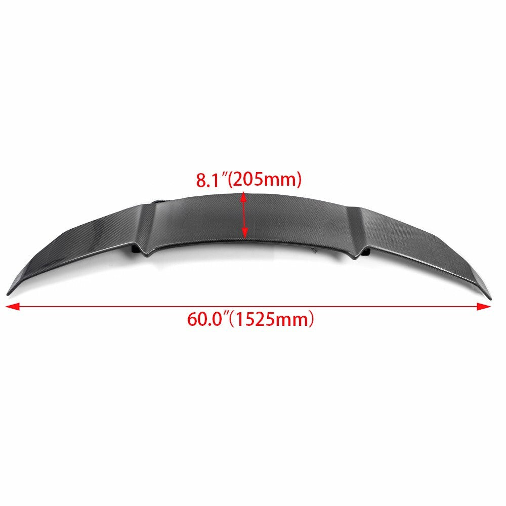 Universal Real Carbon Fiber Electric Automatic Speed Lift Tail Rear Spoiler Wing