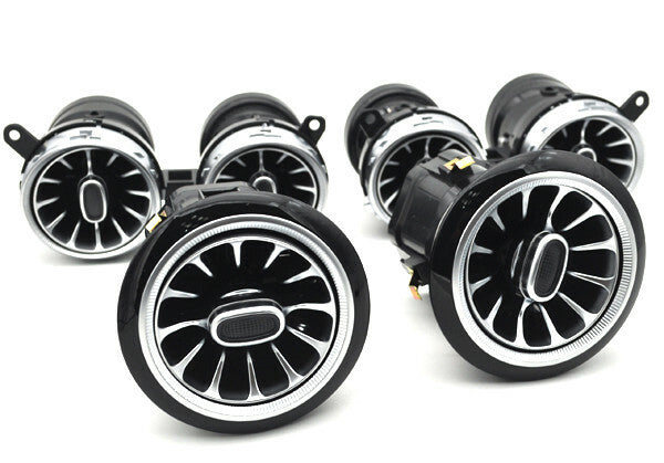 6 led Illuminated Turbo air ac vent purifier for Mercedes E class W213 2020-2023