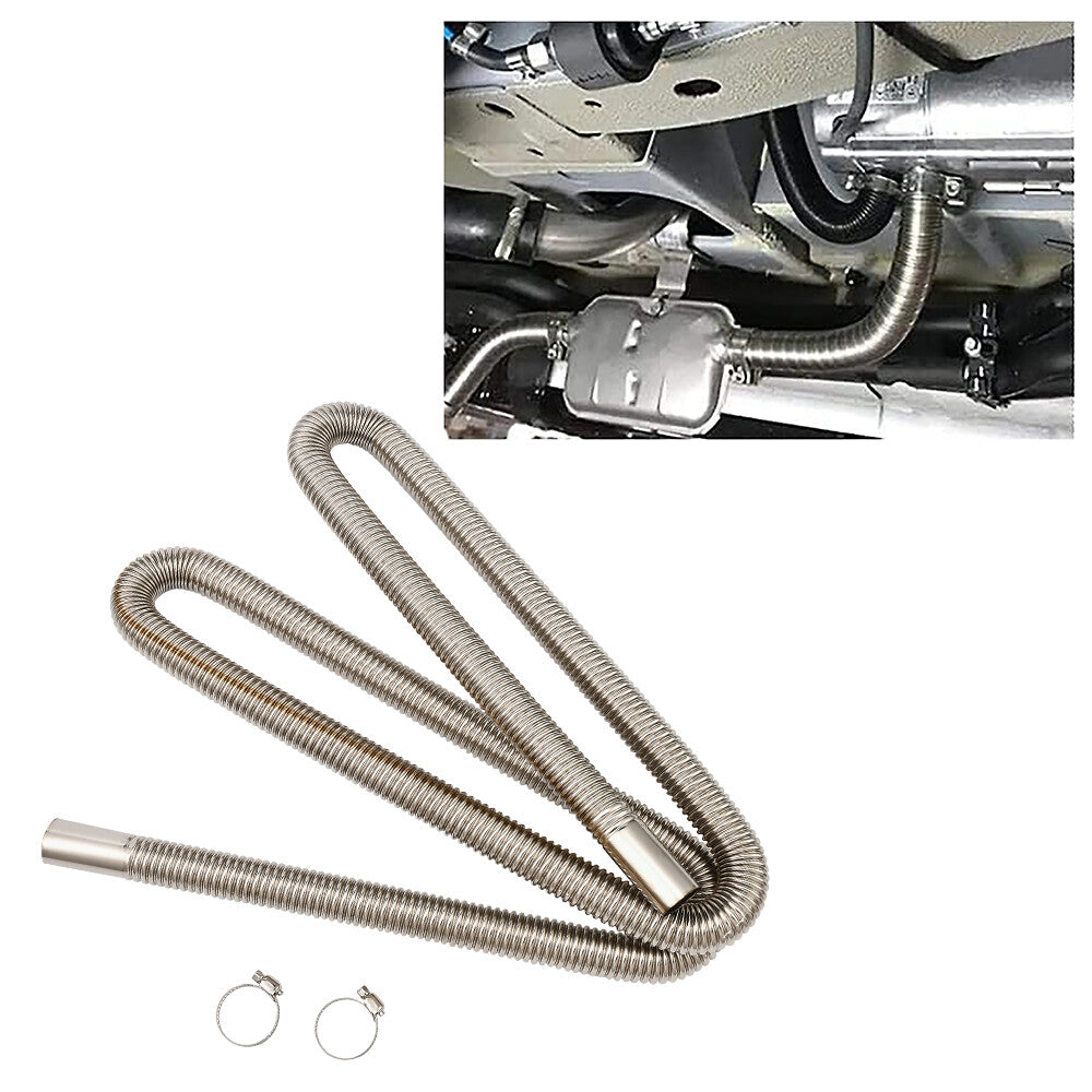 2.5CM/0.98'' Inner Metal Exhaust Pipe Parking Air Heater Exhaust Pipe (200cm)