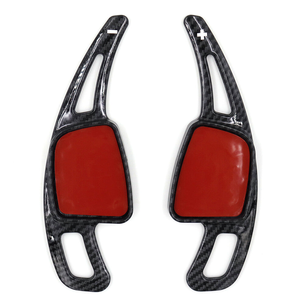 2 x Steering Wheel Shift Paddle Shifter Extension for Audi A3 A4 A5 S3 S4 Black