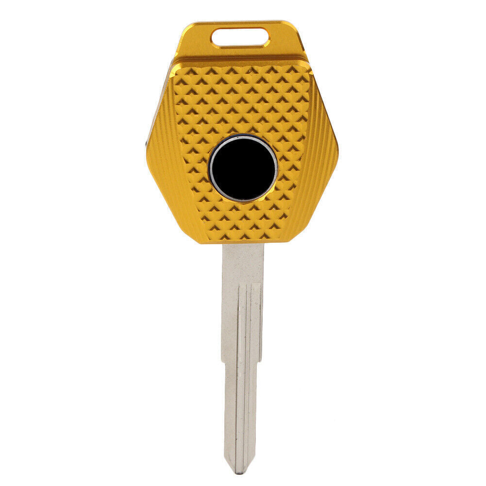 CNC Aluminum Key Ring Cover Case for Honda VFR800 CB600 CBR1000RR Gold