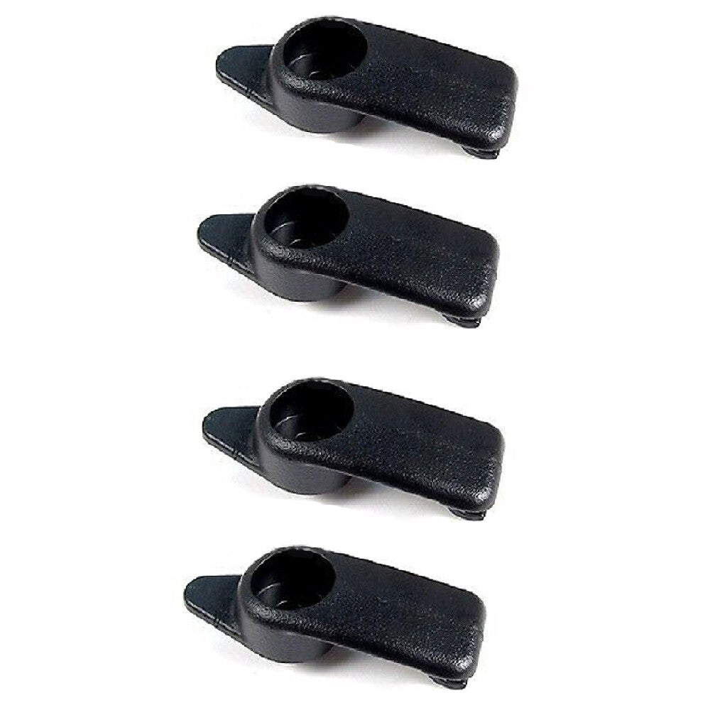 4X Black Sun Visor Clip Bracket Holder Fit For 1997-2004 for Chevrolet for Corvette C5