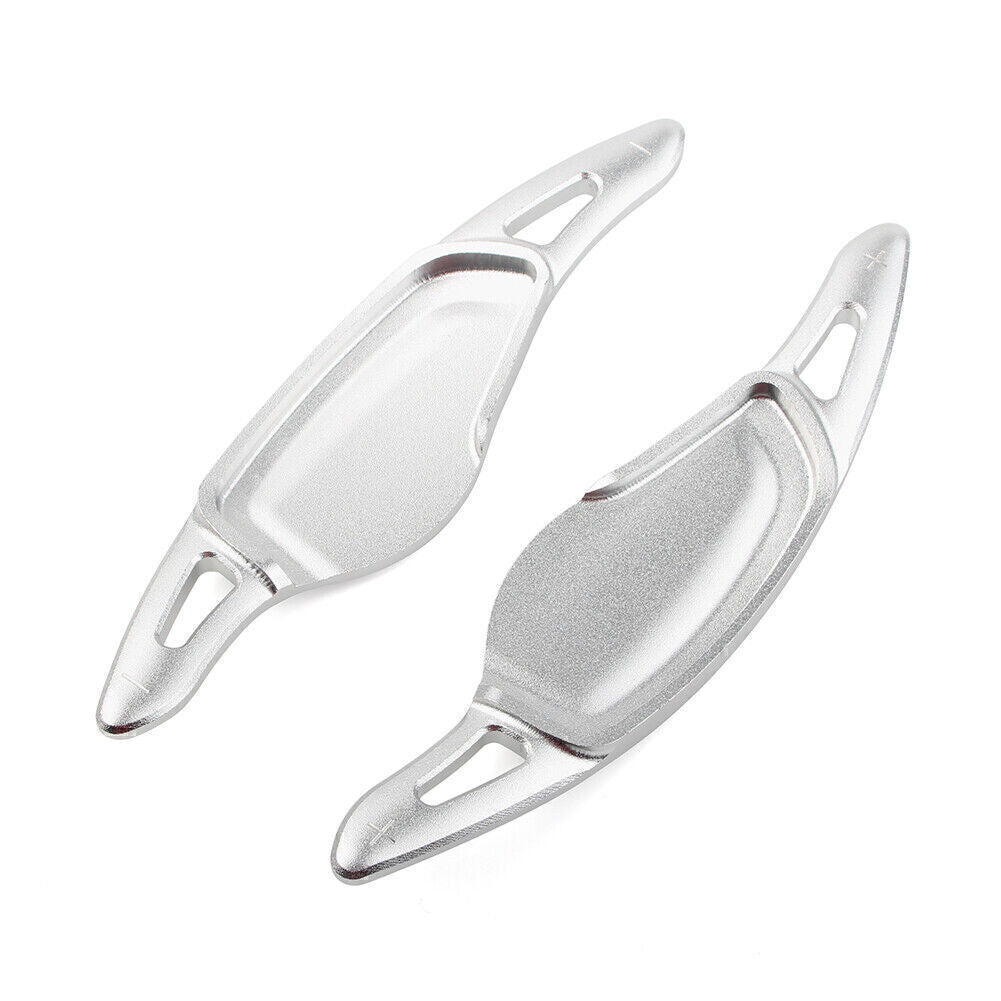 Car Silver Steering Wheel Paddle Shifter Extension Fit for BMW 5 7 Series X3 X4 X5
