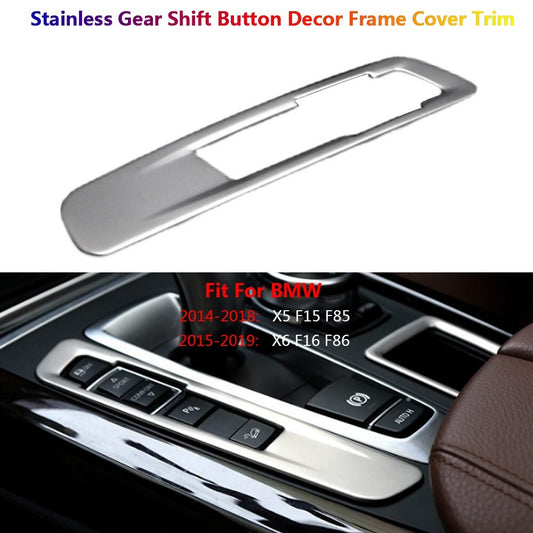 Stainless for BMW X5 X6 F15 F16 Car Interior Rear for Seat AC Air Vent Outlet Cover