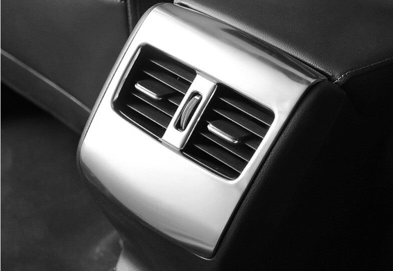 Rear Air Outlet Vent Frame Trim for Honda Accord 10TH 2018-2022 Silver Titanium