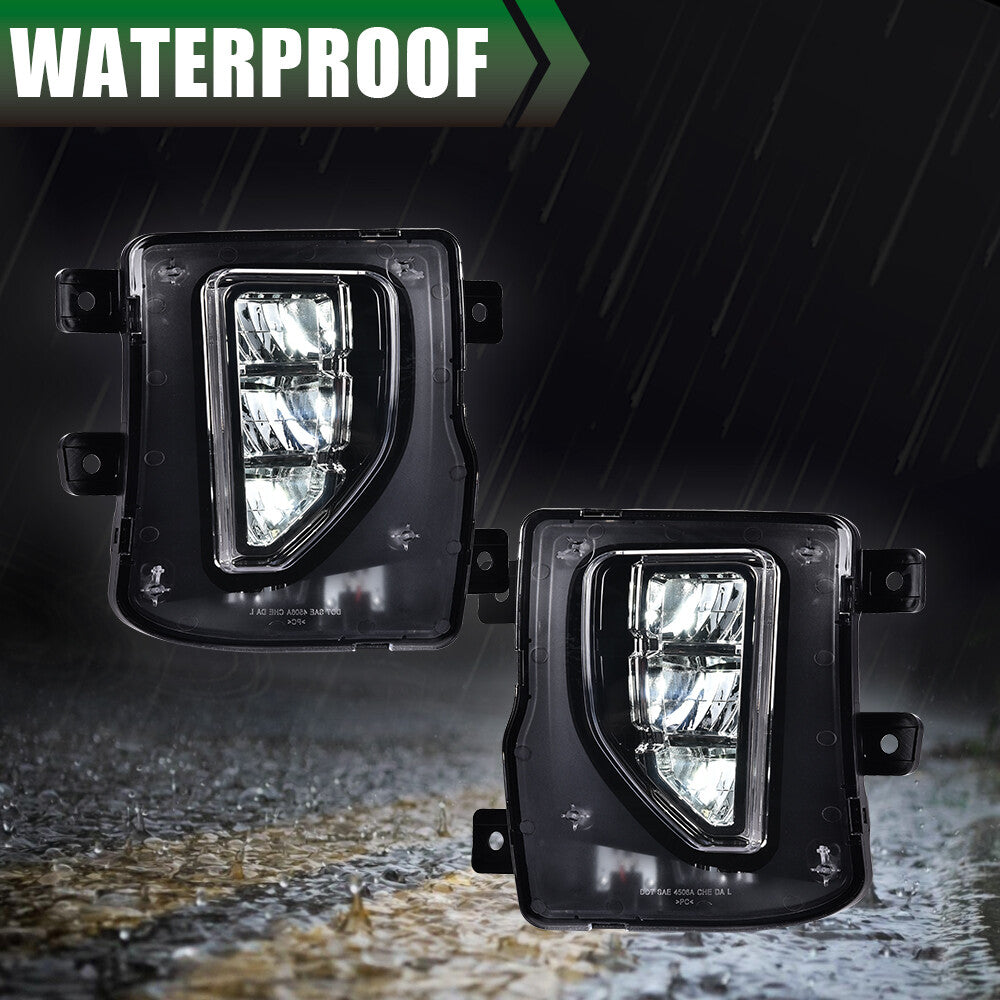 Fog lights and driver's bumper lights suitable for 2016-2018 for Chevrolet Silverado 1500 (around 1500).