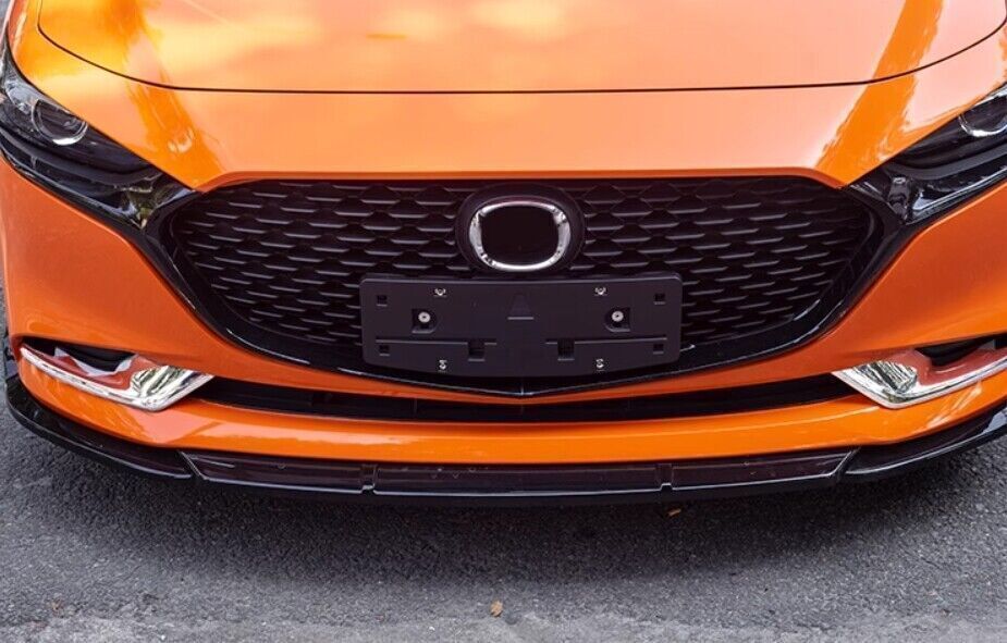 2P for Mazda 3 Axela 19-23 Chrome ABS Front Fog Light Eyelid Moulding Strip Trim