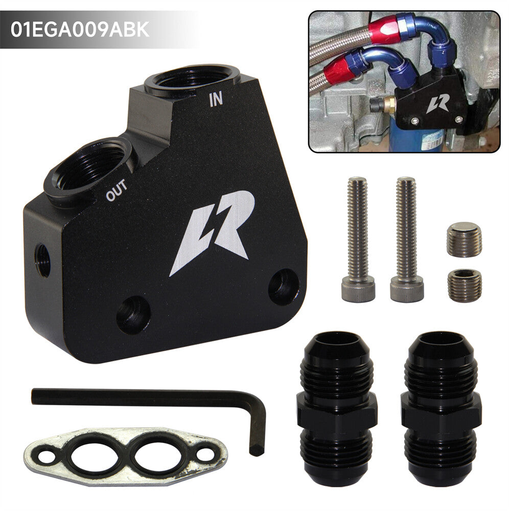 LR Oil Cooler Adapter for Corvette C5 C6 C7 LS1 LS2 LS3 LS6 LS7 GM for Cadillac BK