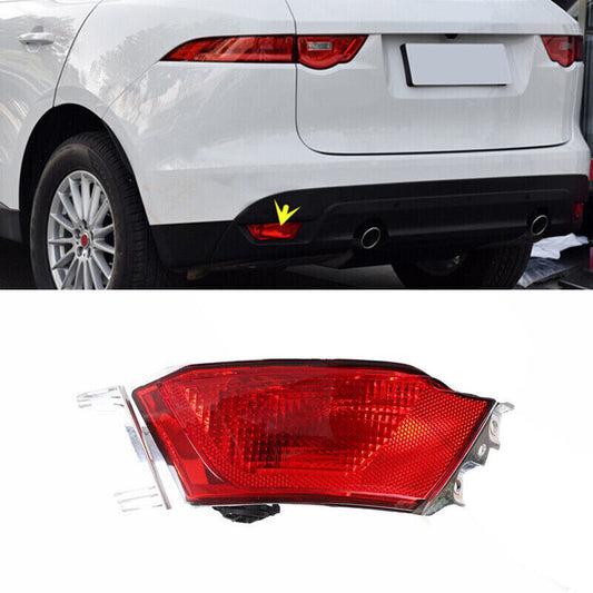 The rear bumper left-side fog light reflector is suitable for the for Jaguar F-Pace 2017-2019.