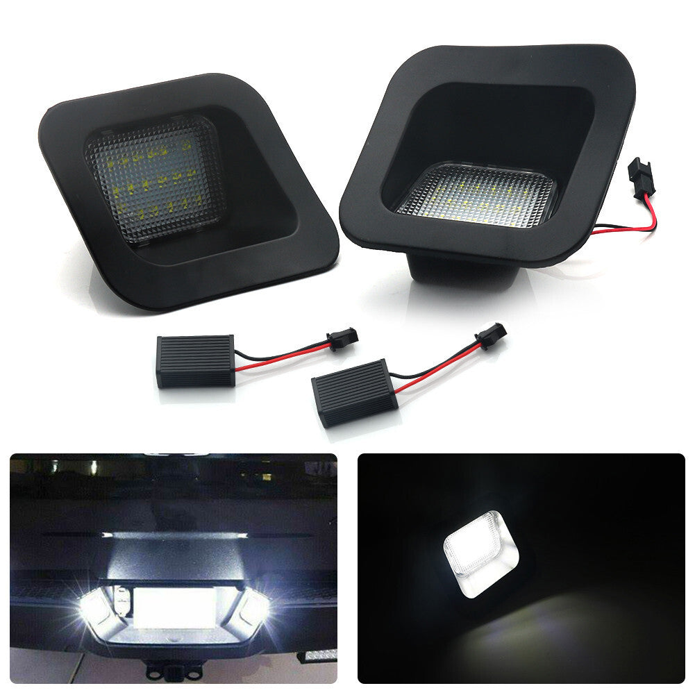 2Pcs Car LED Number License Plate Lights Lamps For 2002-2018 for Dodge for RAM 1500 2500