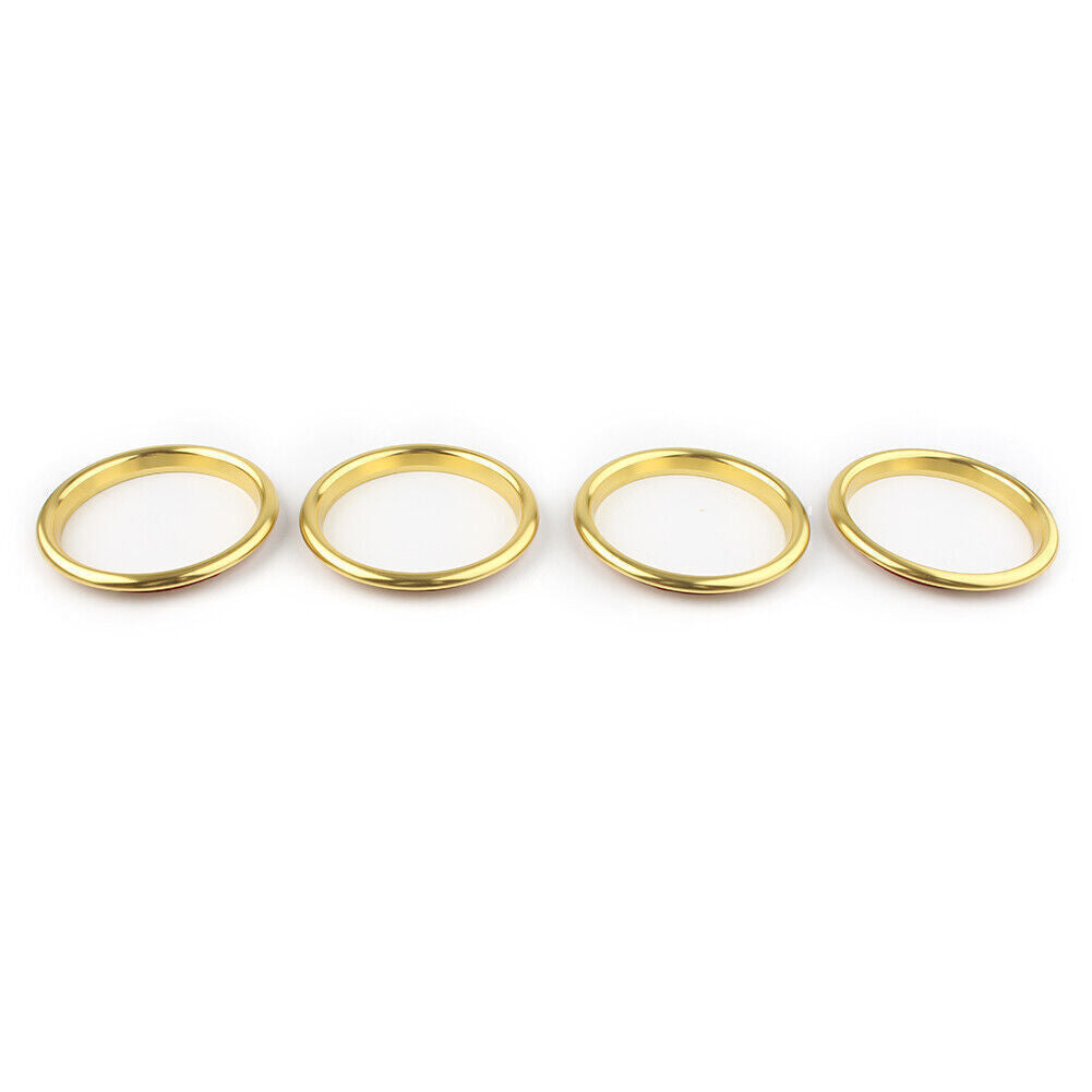 4xL¨¹ftungsringe L¨¹ftungsd¨¹sen Ringe Zierringe Dekor f¨¹r for Audi A3 8V 12-19