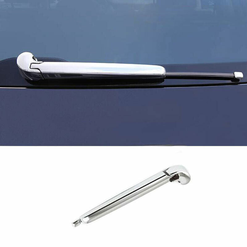 Fit for Audi Q7 2016-19 ABS Chrome Rear Rain Wiper Molding Cover Trim Garnish 3P
