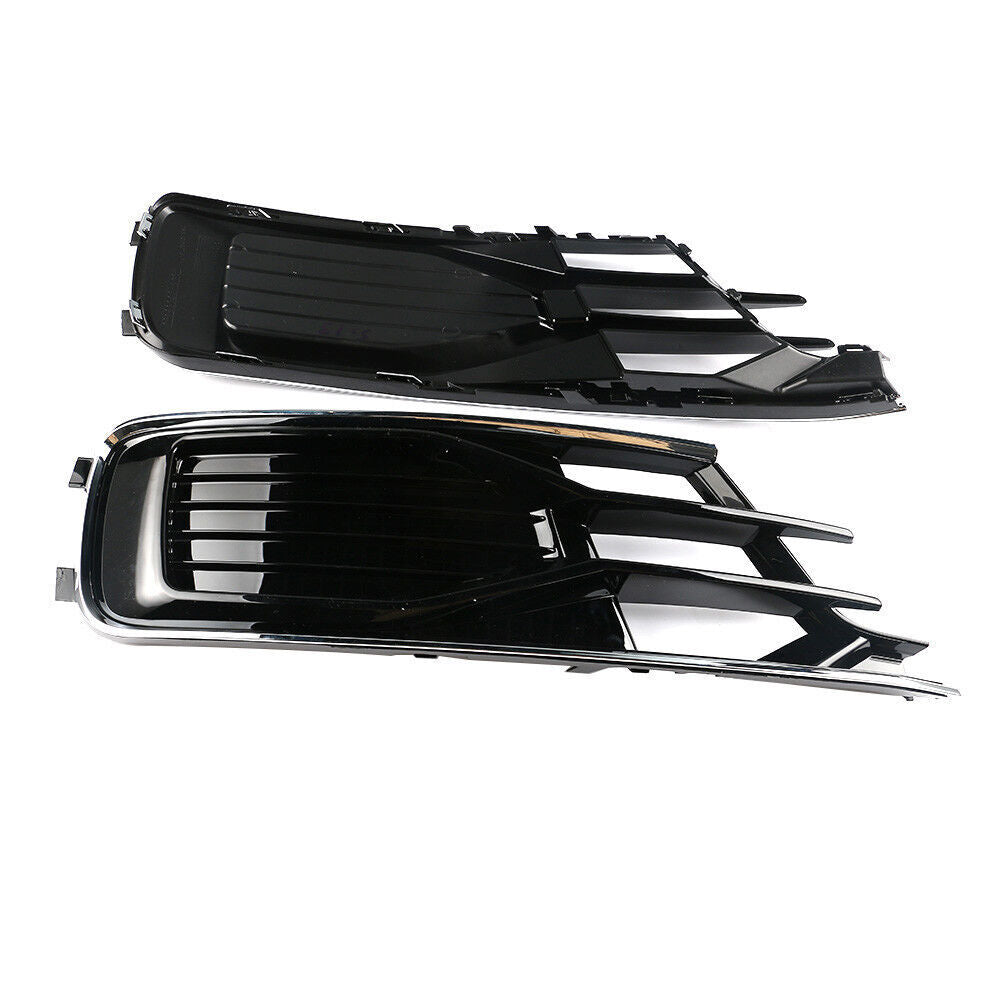 Left Side+Right Side Front Bumper Lower Grill for Audi A6 A6 Quattro 2016 2017
