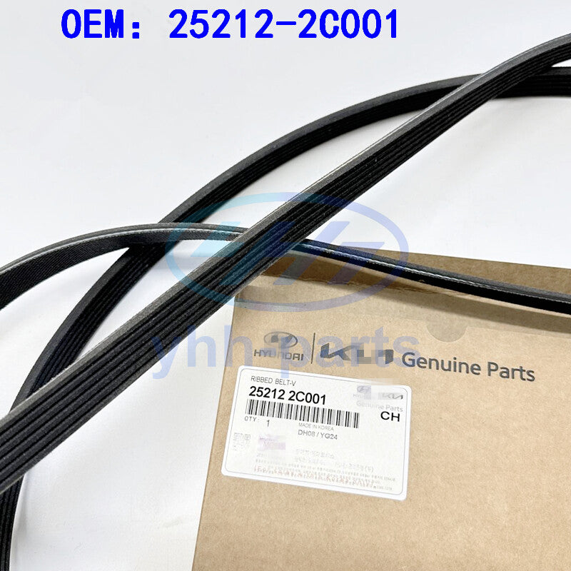 252122C001 Serpentine Drive Ribbed BeltV for Hyundai for Genesis Coupe 2010-2012