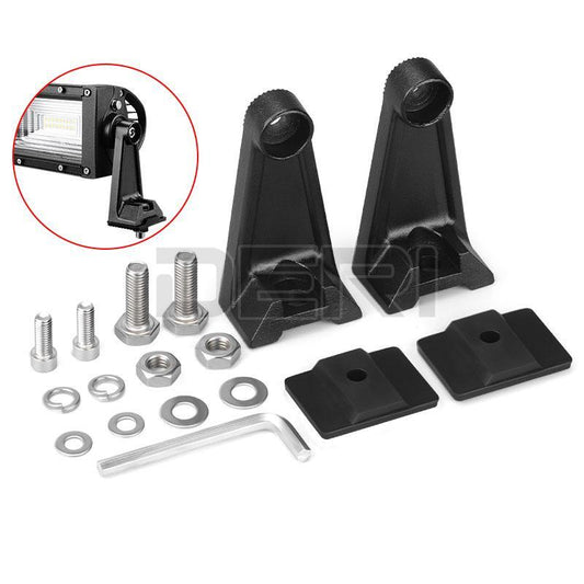 Side Mounting Brackets Base fit LED Light Bar Lights Holder Auto Truck Universal