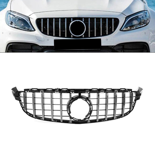 GTR Style Front Bumper Radiator Hood Grille for Benz W205 C63 C63S 2019-21