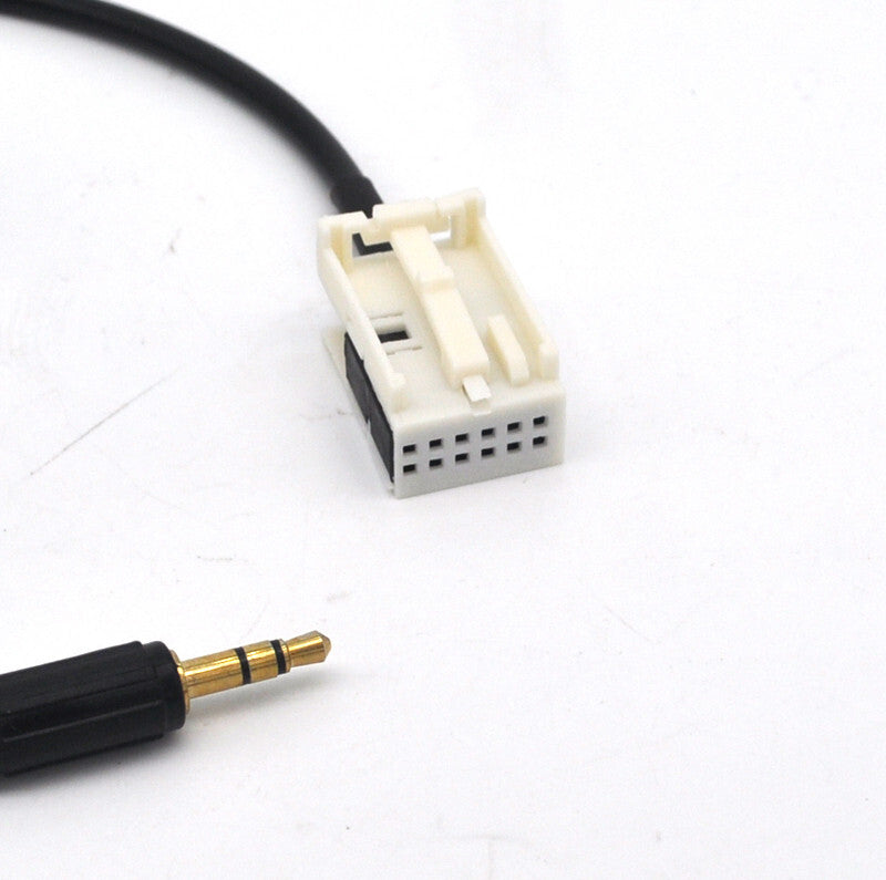 Retrofit AUX input in mp3 music cable adaptor for BMW E60 04-2010 E61 E63 E83