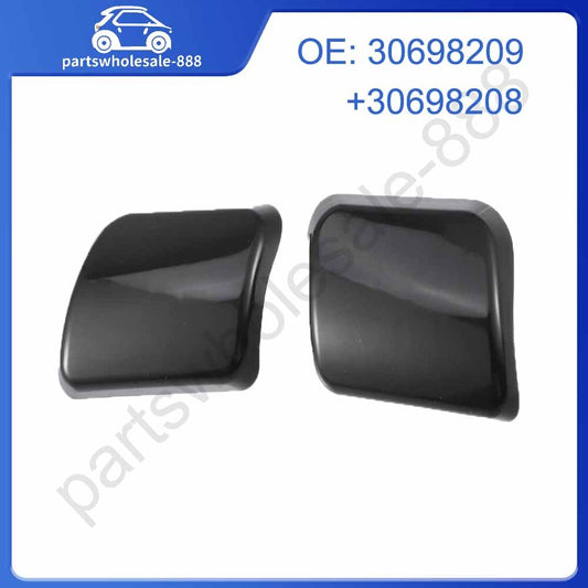 1 Pair Front Left Right Side Bumper Headlight Washer Nozzle Cap for Volvo XC90