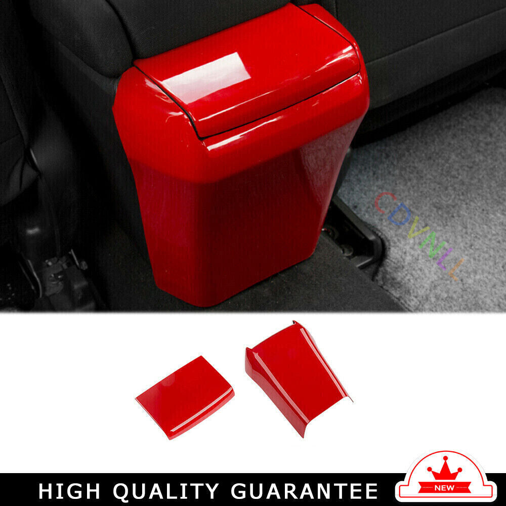 Rear Air Outlet Anti-Kick Panel Trim for Honda for Civic 10th 2016-2021 Bright Red