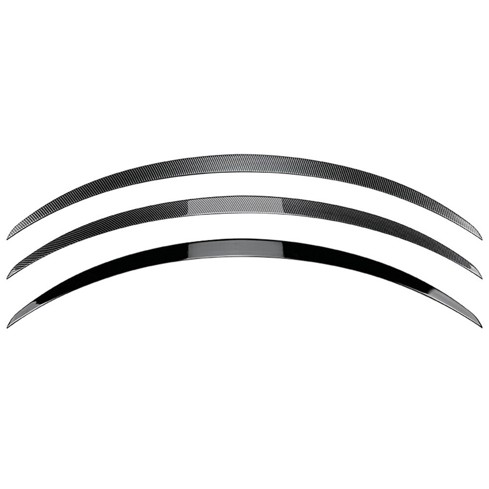 Rear Trunk Spoiler Wing ABS for Tesla Model 3 2017-2023 Gloss Carbon Fiber Black