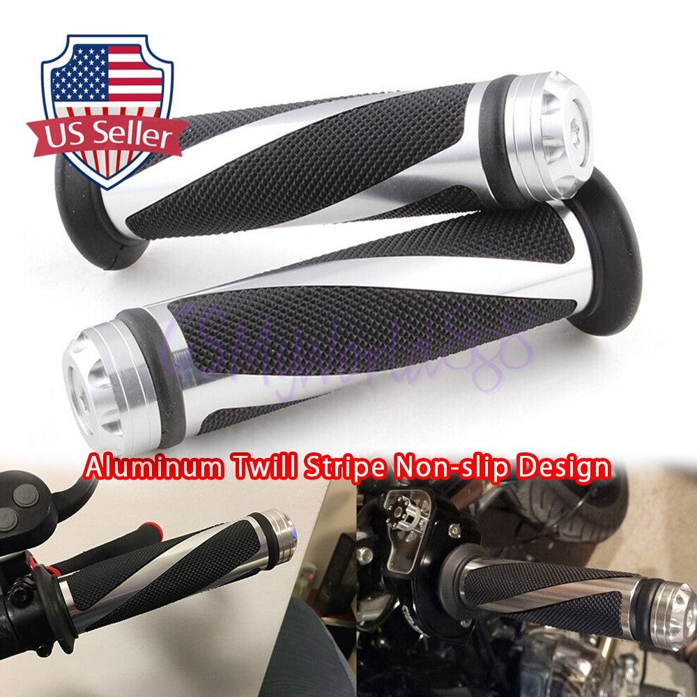 Sliver 7/8 22mm Handlebar Hand Grip Fit For CBR125 CBR250 CBR300 CBR400 CBR500