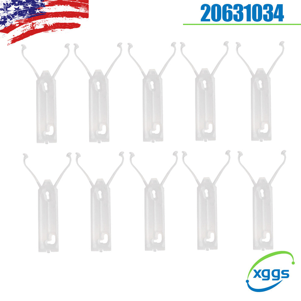 10X For 80-90 Caprice WIDE Chrome Fender Door Quarter Trim Molding Clip Retainer