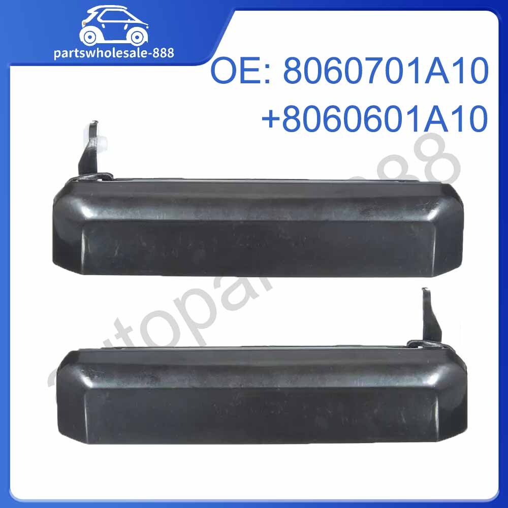 Pair Exterior Door Handle For 95-97 for Nissan Pickup 1986-1994 D21 Front Left Right