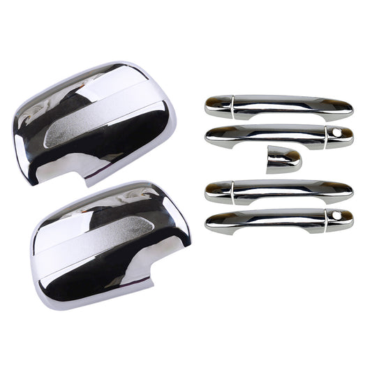Chrome mirror caps and door handle covers fit for Toyota Tacoma 2005 - 2011