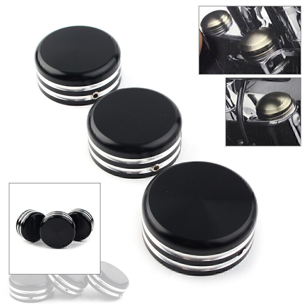 Motorcycle Upper Fork Stem Nut Cover Fit for Harley Sportster 883 Iron Low XL883L