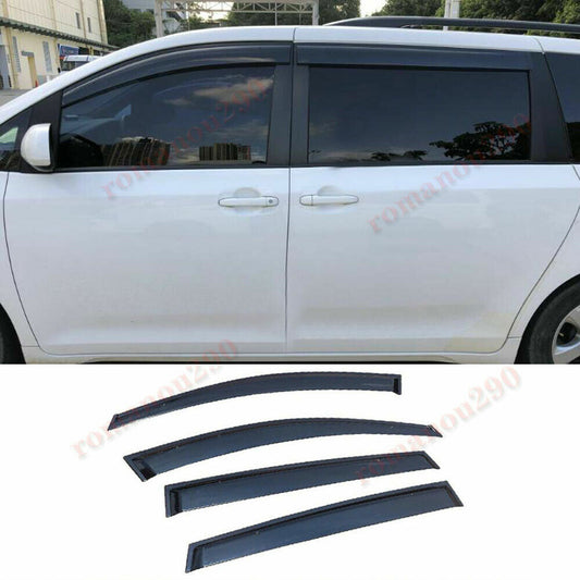 for Toyota for Sienna 11-20 Smoke Window Visor Vent Sun Shade Rain Guard Door Visor