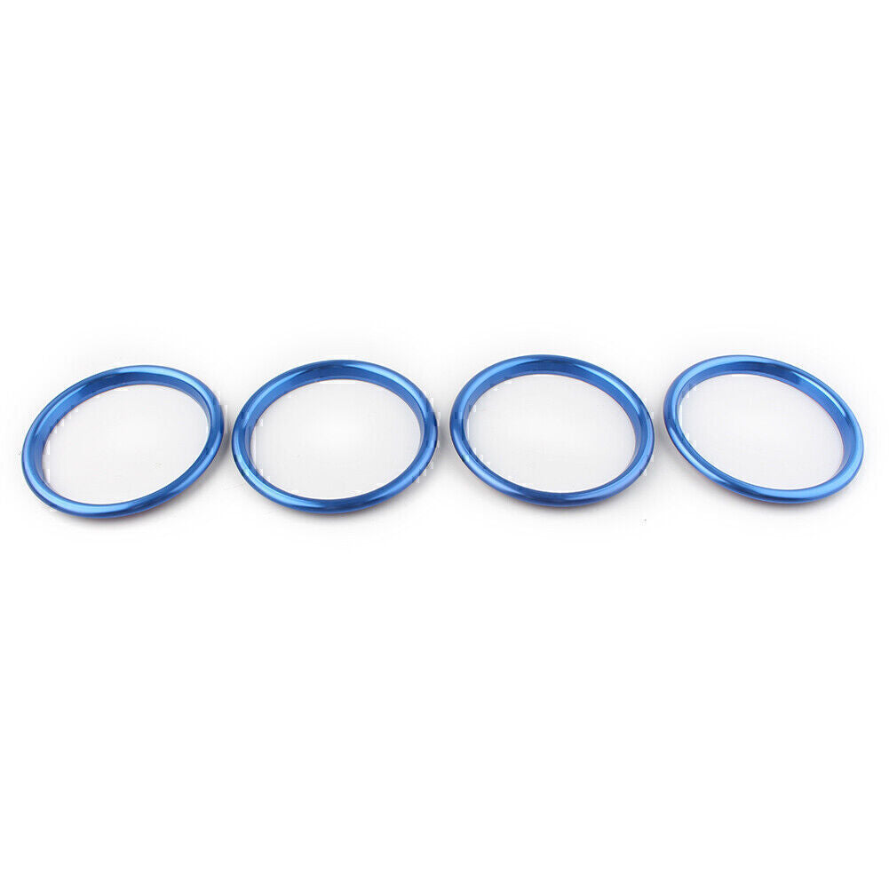 Interior Air Vent Outlet Trame Ring Cover Trim Fit for Audi A3 S3 Q2L 8V 12-19 Blue
