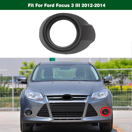Left Skin Line Front Fog Light Lamp Trim Cover Bezel for Ford Focus 3 2012-2014