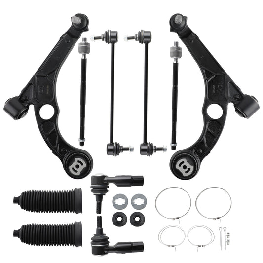 Front Lower Control Arms Sway Bars Tierods for Dodge Dart for Chrysler 200 2015-2017