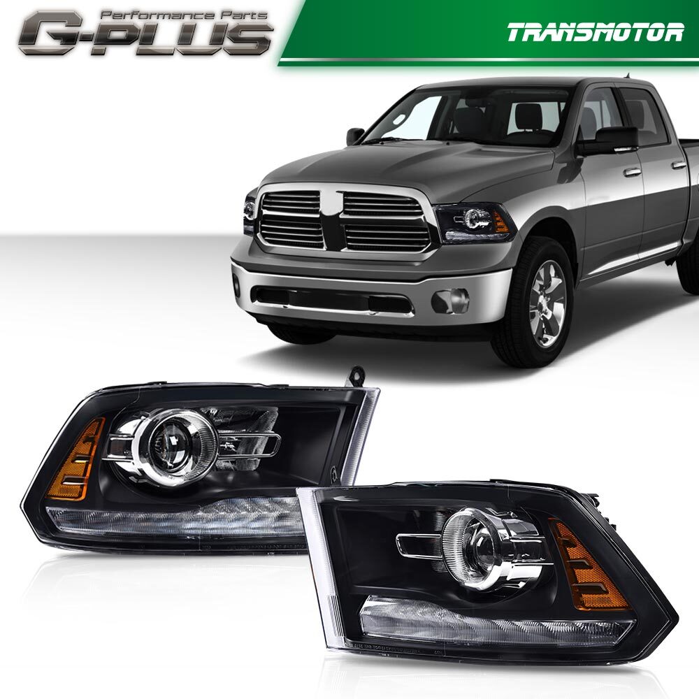 Yellow Red Stone for Ram 1500 2500 3500 LED DRL 2013 - 2018 for Ram 1500 2500 3500