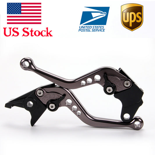 US Short Brake Clutch Levers for BMW R1200GS ADVENTURE (2014-2017) Titanium Grey