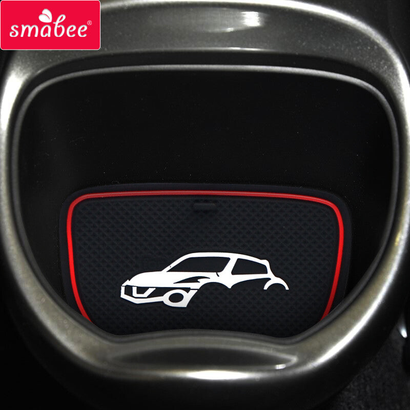 Anti-Slip Gate Slot Mat for NISSAN juke 2013 2014 2015 2016 Accessories Non-Slip
