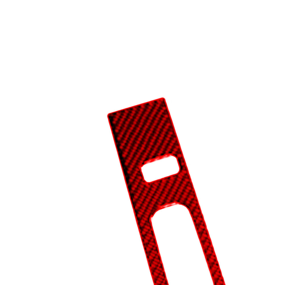 Red Carbon Fiber (2DR) Rear Door Control Cover For Colorado 2004-12/ for Canyon 05-12