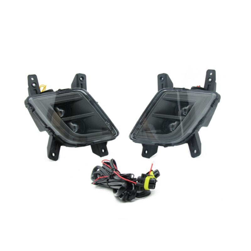 Suitable for Kia Sportage 2011 - 15 LED front daytime running lights (DRL) and fog lights (LHRH).