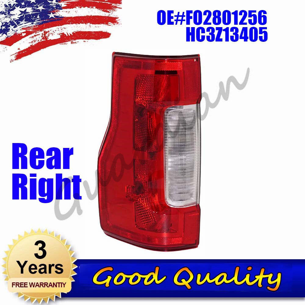 1PC Rear Right Tail Light Without LED w/o Blind Spot w/o LED for Ford F250 17-19