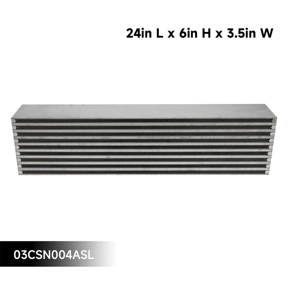 Universal Race High Performance Bar and Plate Air Intercooler Core 24X 6X 3.5