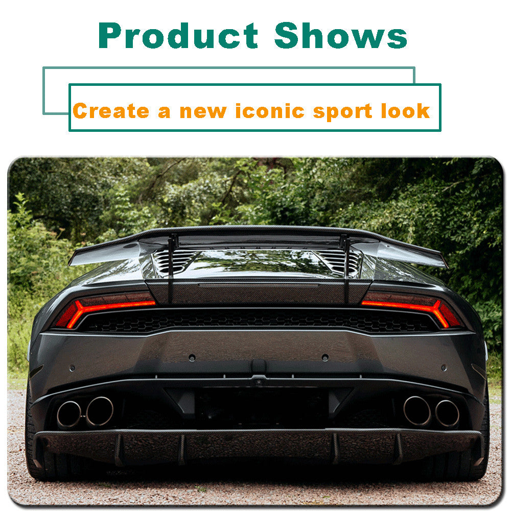 for Lamborghini for Huracan LP580 LP610 2014-18 Real Carbon Rear Trunk Wing Spoiler